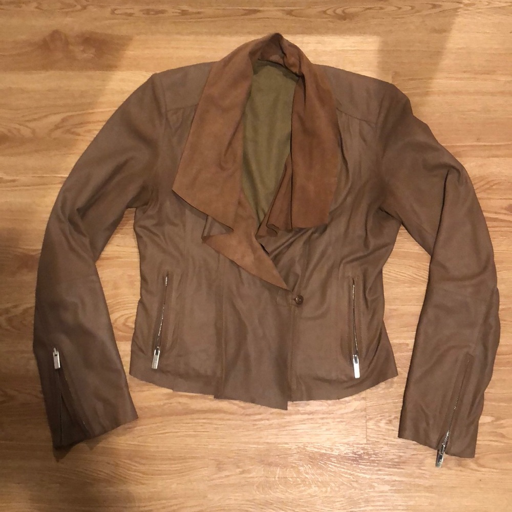 KORS Michael Kors Faux Leather Jacket